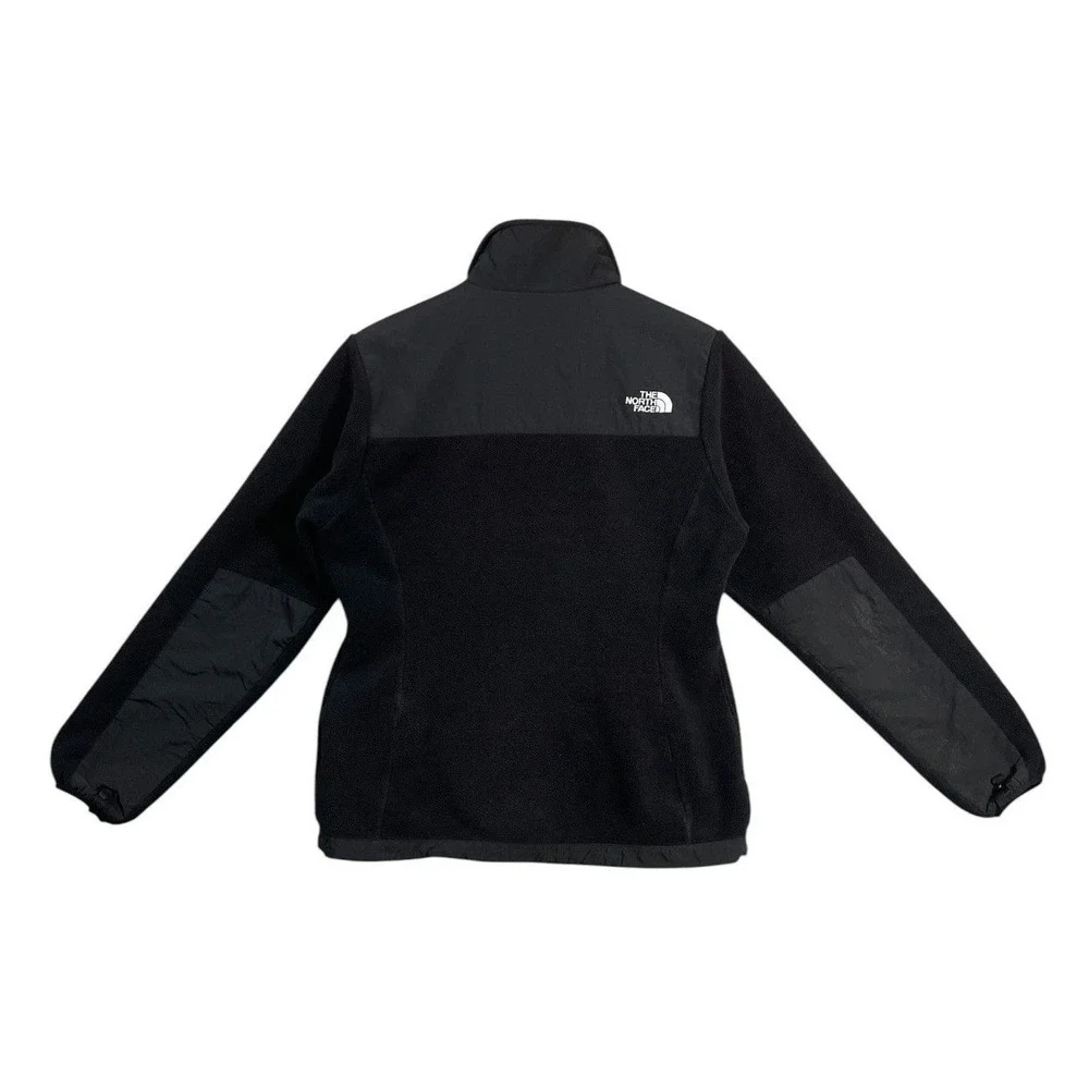 The North Face Womens Denali Jacket M Black Polartec Fleece Full Zip Outdoor